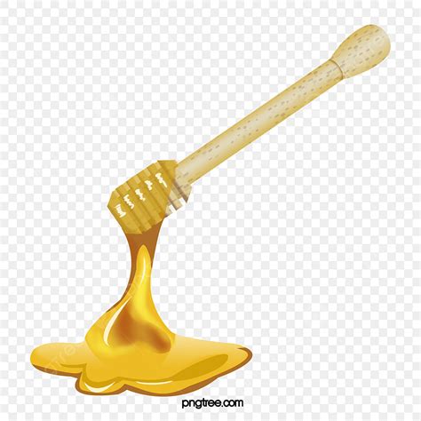 Honey Stick Png Transparent Vector Drawn Stick Dipped In Honey Honey