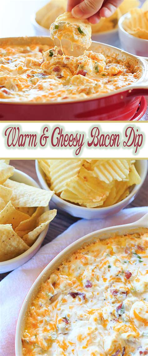 Warm And Cheesy Bacon Dip