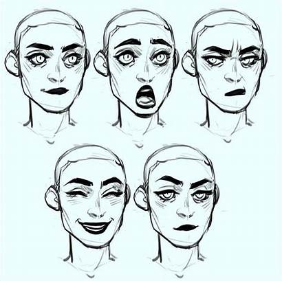 Reference Drawing Face Character Sketches Expressions Facial
