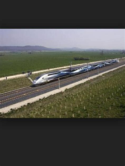 This Is Yet Another Picture Of A Tgv Train Used In France This Train