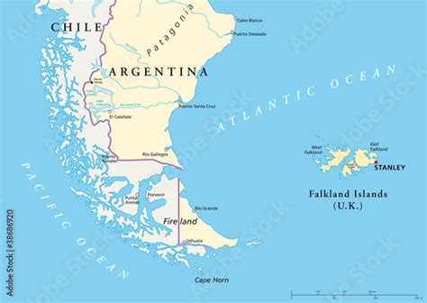 Falkland Islands On South America Map Emilie Nicolette