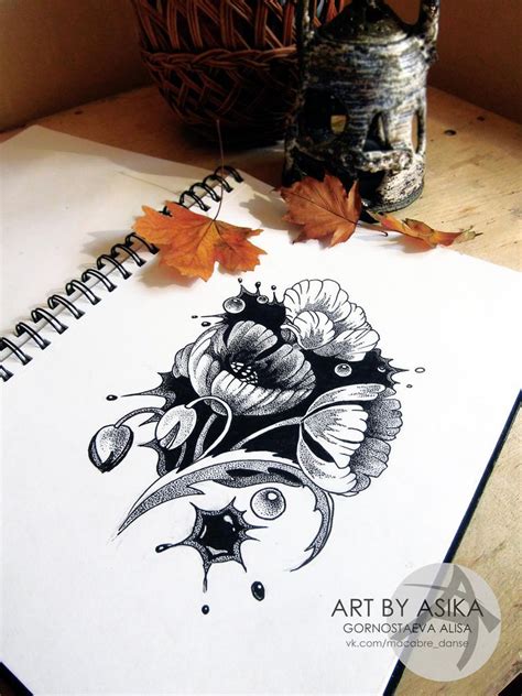 Tattoo Sketch Dotwork By Asikaart On Deviantart Творчество