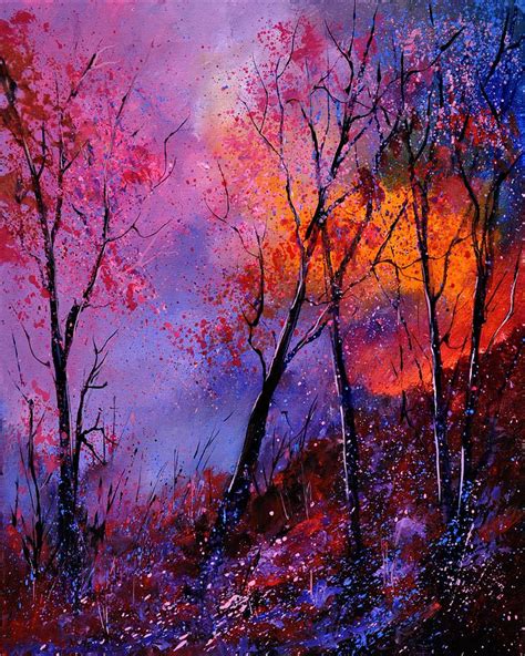 Magic Trees Painting By Pol Ledent Fine Art America