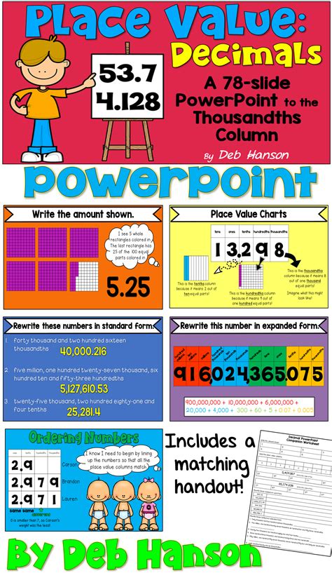 Decimals And Place Value Powerpoint Lesson Powerpoint Lesson Place