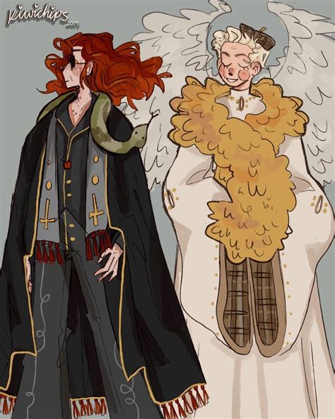 Good Omens Fan Art Collection Fandom Drawing Cute Art Good Omens Book