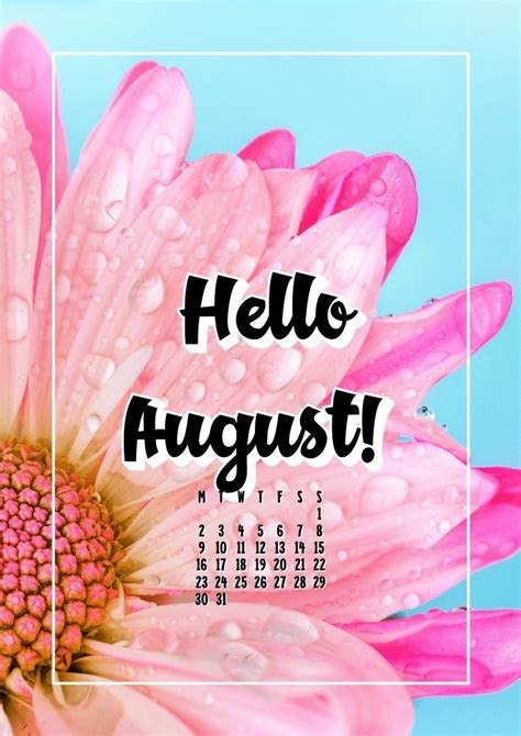 Free Printable August 2021 Calendar Pdf Cute Freebies For You 2021