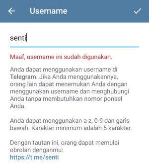 Kita bisa mengakses kecerdasan simsimi dengan api key/kunci api/token. Cara Membuat atau Mengganti Username di Telegram - Sentigum