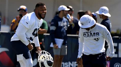 Aaron Donald Relishing First Rams Training Camp Since 2016 Nbc Los Angeles