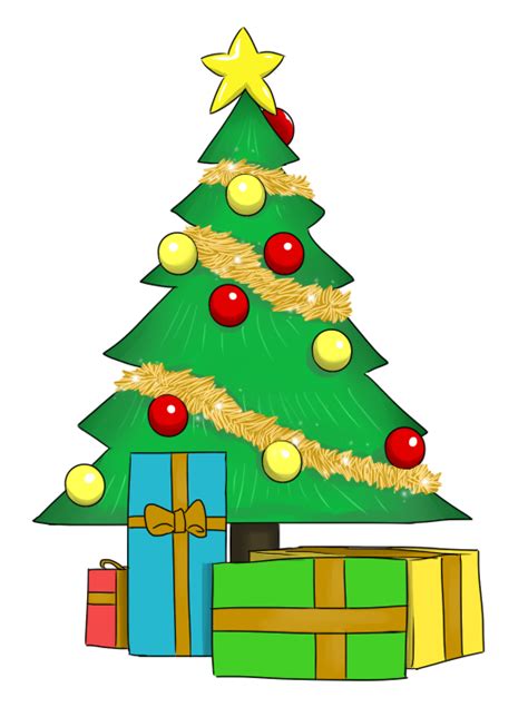 christmas tree with presents clipart free clipart best clipart best