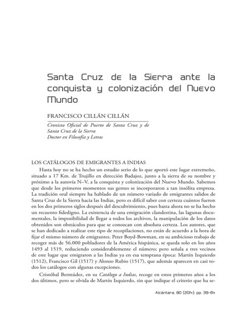 Santa Cruz De La Sierra Ante La Conquista Y Colonizaci N Del Nuevo