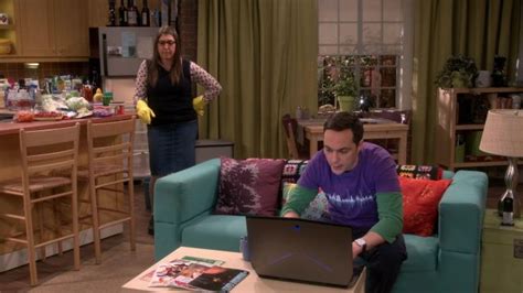 alienware laptop used by sheldon cooper jim parsons in the big bang theory s12e19 spotern