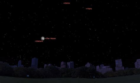 See Saturn Shine Near The Moon Tuesday Where To Look Space