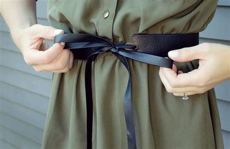 Leather Tie Belt Full Tutorial How To Tie A Belt