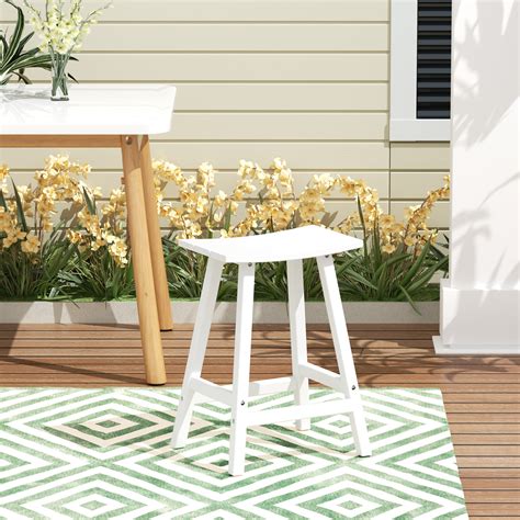 Garden 24 Inches Adirondack Plastic Outdoor Bar Stools For Patio