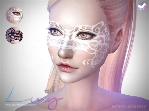 Butterfly Masquerade Mask By Luxysims At Simsworkshop Sims 4 Updates