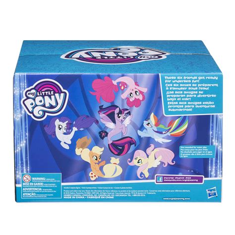 My Little Pony 6 Seapony Toys Twilight Sparkle Rainbow Dash Pinkie