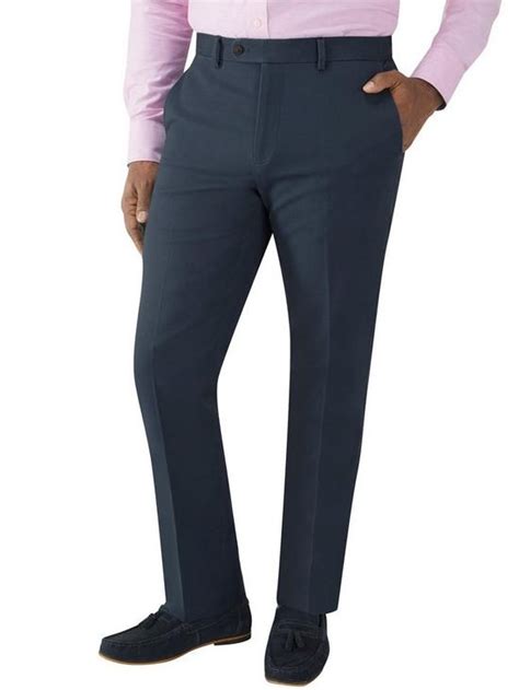 Skopes Antibes Tailored Fit Trousers Navy Uk