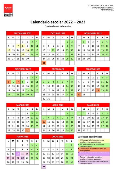 Calendario Escolar 202223 En Castilla Y León Fechas Y Eventos ※