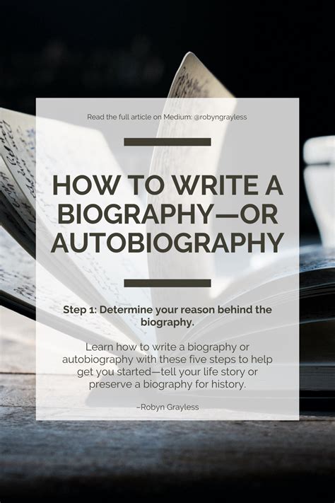 Blog Post Learn How To Write A Biography Or Autobiography With These Five Steps To Help Get You