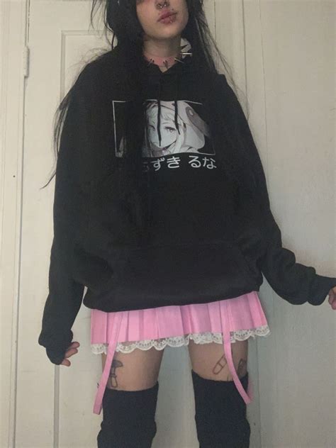 Gothic Sanrio Inspired Pink Outfit