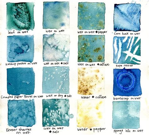 Creative Effects To Use With Watercolors Unfortunately I Don T Know What The Original Source Of