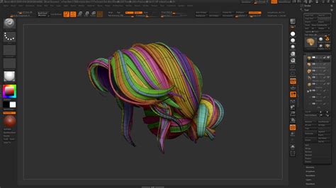 Video Tutorial Sculpting Hair In Zbrush With Zbrush On