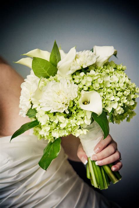 white and green bouquet hydrangeas elizabeth anne designs the wedding blog