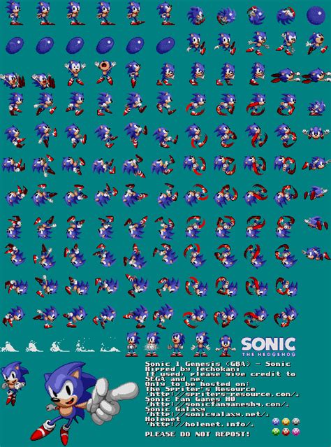 Fan Made Sonic Characters Sprites Sante Blog