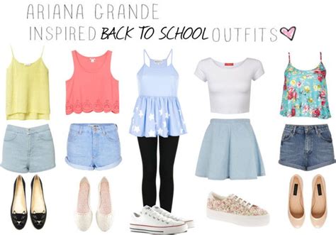 Ariana Grande Inspired Back To School Outfits Outfits Inspired By
