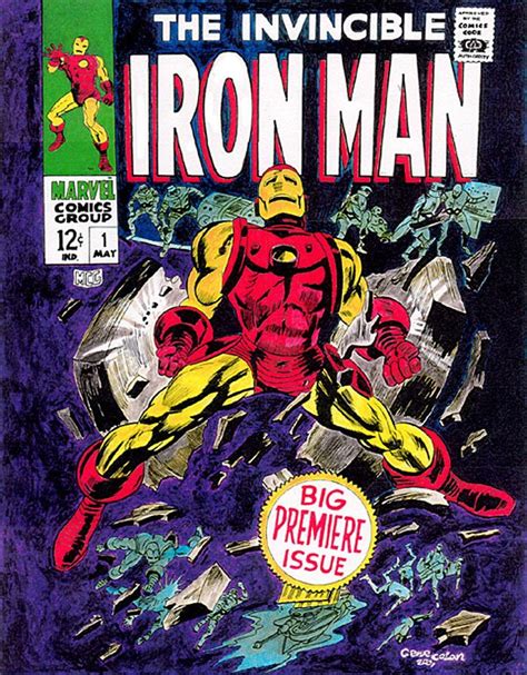 Iron Man 1 Cover Recreation In Gene Colans Commissions Iron Man