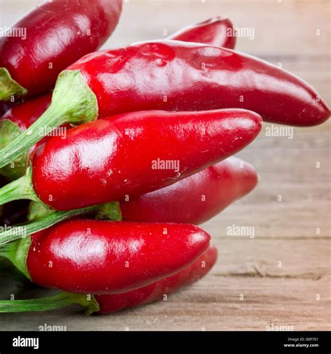 Red Chili Peppers Stock Photo Alamy