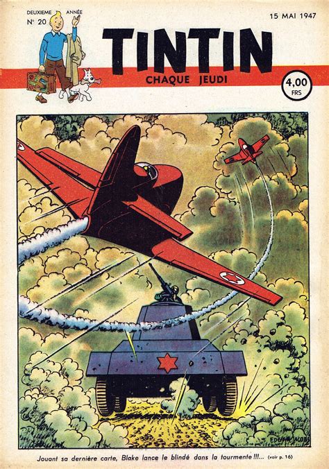 Le Journal De Tintin Edition Belge N° 34 1947 20 Jeudi 15 Mai
