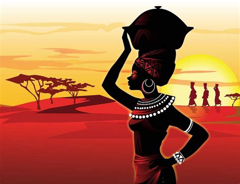 African Women Art Wallpapers Top Free African Women Art Backgrounds