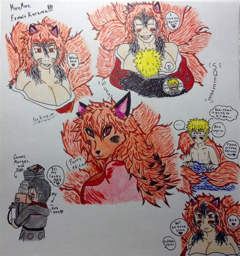 More More Female Kurama By Johnnyxnaruto Furry Anime Naruto