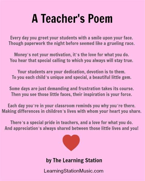 The Learning Station Teacher Appreciation Quotes Teacher
