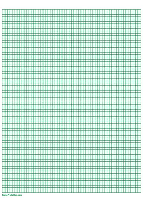 Printable 110 Inch Green Graph Paper For A4 Paper