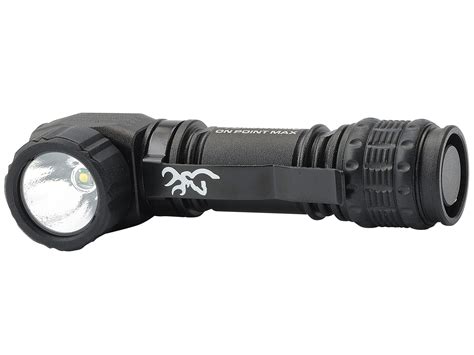 Browning On Point Flashlight Led 2 Cr123a Batteries Aluminum Black