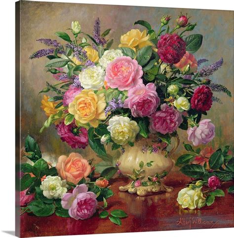 Roses From A Victorian Garden Wall Art Canvas Prints Framed Prints