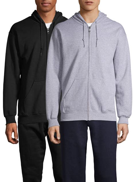 Gildan - Gildan Men's Heavy Blend Fleece Zip Hooded Sweatshirt, 2-Pack ...