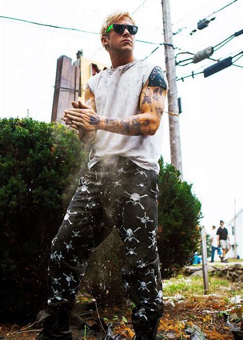 “international Baggyz” Skull Pants Work By Ryan Gosling In A Place Beyond The Pines Rfindfashion