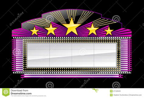 Blank Movie Marquee Sign Clipart 10 Free Cliparts Download Images On