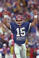 Quarterback Todd Collins of the Buffalo Bills raises his hands in the ...