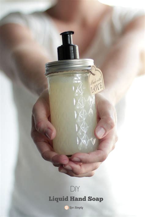 Diy A Diy Homemade Liquid Hand Soap Thats Super Easy To Make A Simple