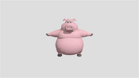 Pc Computer Barnyard Pig Download Free 3d Model By Kyleriver