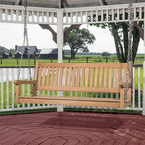 Veranda Hanging Teak Porch Swing Westminster Teak