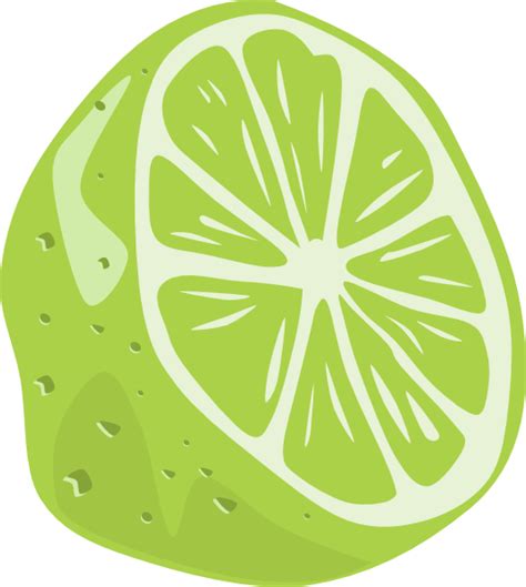 Half Lime Clipart