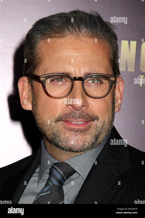 Steve Carell Attending The Premiere Of Anchorman 2 The Legend Continues In New York Stock