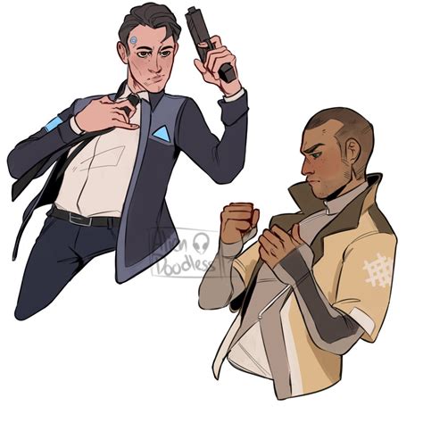 Aliensdoodles On Twitter Detroit Become Human Fanart Simon Connor