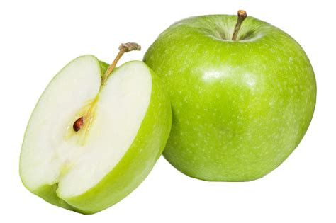 Green Cut Apple PNG Transparent Image Download Size X Px