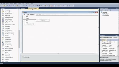 How To Make A Notepad In Visual Basic 2010 Youtube